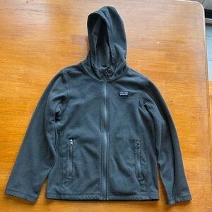 Patagonia Kids Charcoal Gray Hooded Jacket